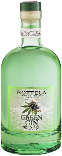 BACÛR The Wild Green Distilled Dry Gin 40% Vol. 0,7l