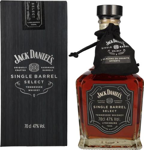 Single Barrel Select Tennessee Whiskey 47% Vol. 0,7l in Giftbox with Whisky Stones