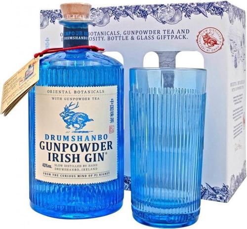 Gunpowder Irish Gin 43% Vol. 0,7l in Giftbox with glass