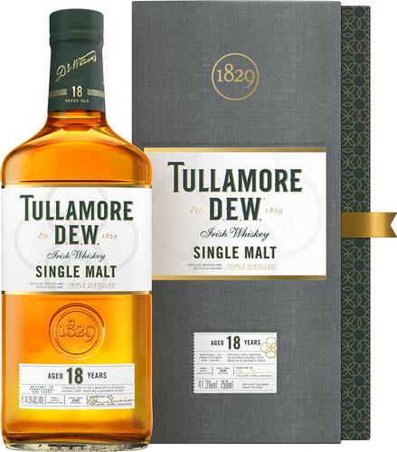 18 Years Old Single Malt Irish Whiskey 41,3% Vol. 0,7l in Giftbox
