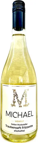 Gelber Muskateller Traubensaft Frizzante Alcohol-free 0,7l