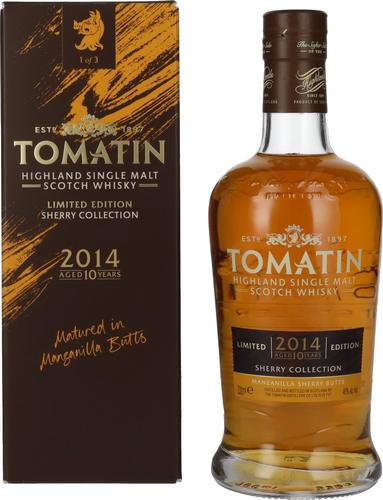 10 Years Old SHERRY COLLECTION Manzanilla Sherry Butts Limited Edition 2014 46% Vol. 0,7l in Giftbox