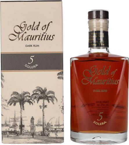 5 Solera Dark Rum 40% Vol. 0,7l in Giftbox