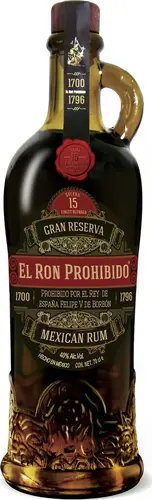 El Ron Prohibido Solera 15 Gran Reserva Finest Blended Mexican Rum 40% Vol. 0,7l