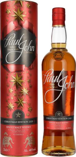 Paul John CHRISTMAS EDITION Indian Single Malt Whisky 2020 46% Vol. 0,7l in Giftbox