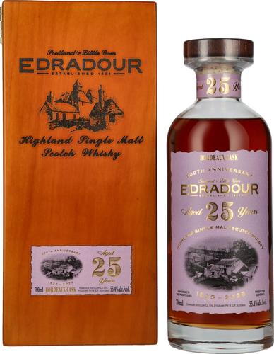 25 Years Old 200th Anniversary 1st Fill Bordeaux Cask Highland Single Malt 55,4% Vol. 0,7l