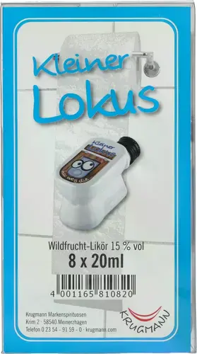 Kleiner LOKUS Wildfruchtlikör 15% Vol. 8x0,02l