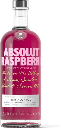 RASPBERRY Flavored Vodka 38% Vol. 0,7l