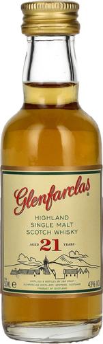 21 Years Old Highland Single Malt Scotch Whisky 43% Vol. 0,05l (Mini)