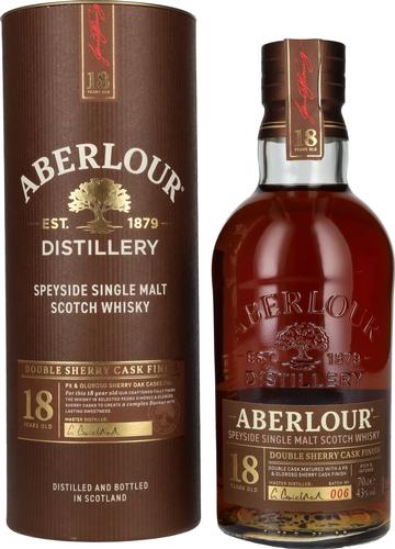 18 Year Old Double Sherry Cask Finish 43% Vol. 0,7l