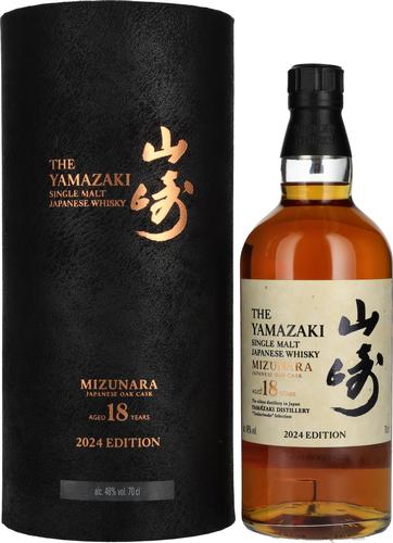 The Yamazaki 18 Years MIZUNARA Tsukuriwake Selection Single Malt Whisky 2024 48% Vo 0,7l in Giftbox