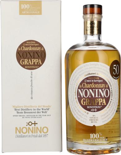 Grappa lo Chardonnay Aged in barriques 41% Vol. 0,7l in Giftbox