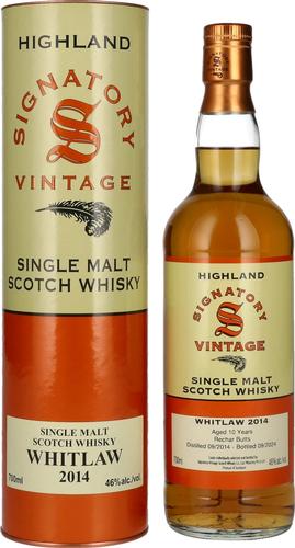WHITLAW 10 Years Old Single Malt Scotch Whisky 2014 46% Vol. 0,7l in Giftbox