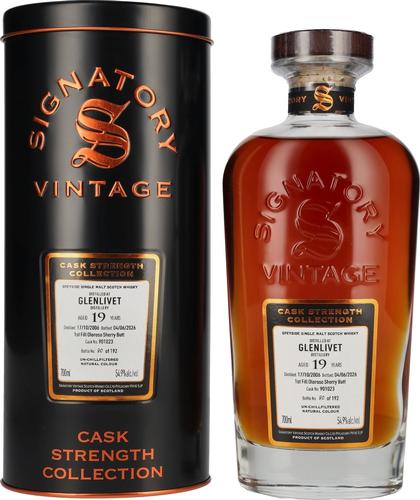 GLENLIVET 19 Years Old Cask Strength Collection #901023 2006 54,9% Vol. 0,7l in Tinbox