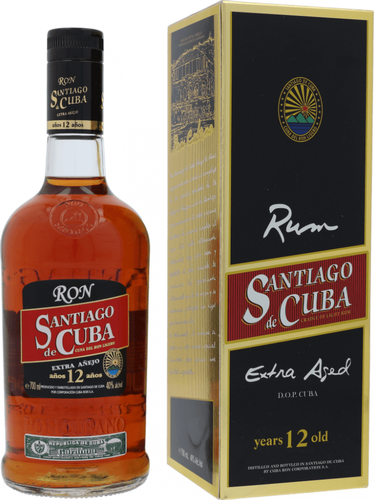 Santiago de Cuba Extra Añejo 12 Años 40% Vol. 0,7l in Giftbox