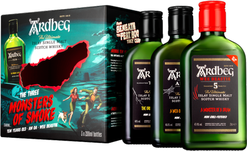 Ardbeg Monsters of Smoke Set 3x0,2l in Giftbox