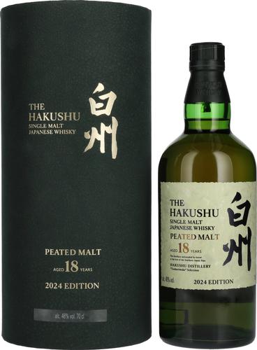 The Hakushu 18 Years PEATED MALT Tsukuriwake Selection Whisky 2024 48% Vol. 0,7l in Giftbox