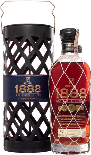 Brugal 1888 Ron Reserva Doblemente Añejado 40% Vol. 0,7l in Latern box