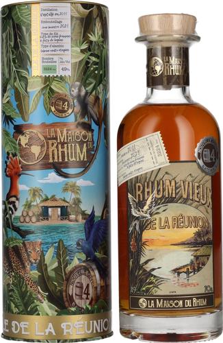 Îl de La Réunion Batch No. 4 2011/2021 49% Vol. 0,7l in Tinbox