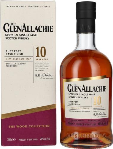 10 Years Old RUBY PORT WOOD FINISH 48% Vol. 0,7l in Giftbox