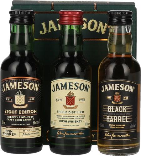 Triple Distilled Irish Whiskey Mini-Set 40% Vol. 3x0,05l