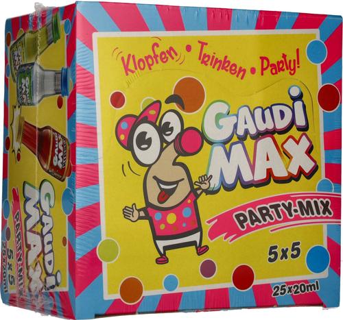 Gaudi-Max PARTY-MIX 16,8% Vol. 25x0,02l