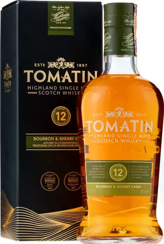 12 Years Old Bourbon & Sherry Casks 43% Vol. 0,7l in Giftbox