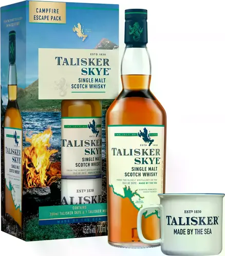 Skye Campfire Escape Pack 45,8% Vol. 0,7l in Giftbox with Talisker Mug