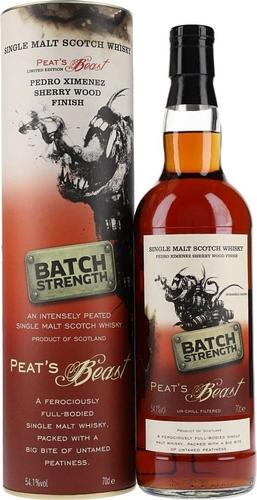 BATCH STRENGTH Pedro Ximenez Sherry Wood Finish 54,1% Vol. 0,7l in Giftbox