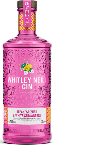 JAPANESE YUZU & WHITE STRAWBERRY GIN 41,3% Vol. 0,7l