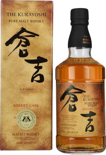 THE KURAYOSHI Pure Malt Whisky SHERRY CASK 43% Vol. 0,7l in Giftbox