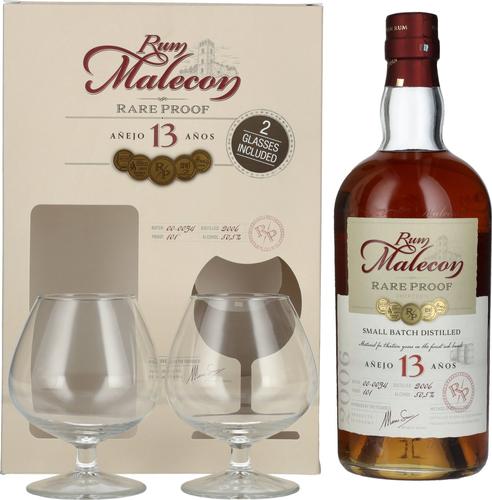13 Years RARE PROOF 2006 50,5% Vol. 0,7l in Giftbox with 2 glasses