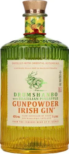 Gunpowder Irish Gin with Brazilian Pineapple 43% Vol. 1l