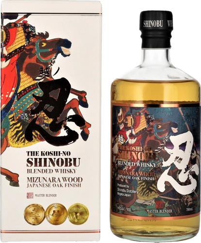 Mizunara Wood Japanese Oak Finish Blended Whisky 43% Vol. 0,7l in Giftbox