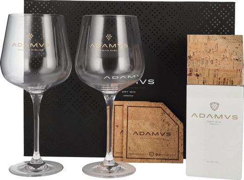 Dry Organic Gin 44,4% Vol. 0,7l in Giftbox with 2 glasses