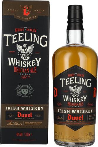 Small Batch DUVEL Belgian Ale Beer Cask Collaboration Irish Whiskey 46% Vol. 0,7l in Giftbox