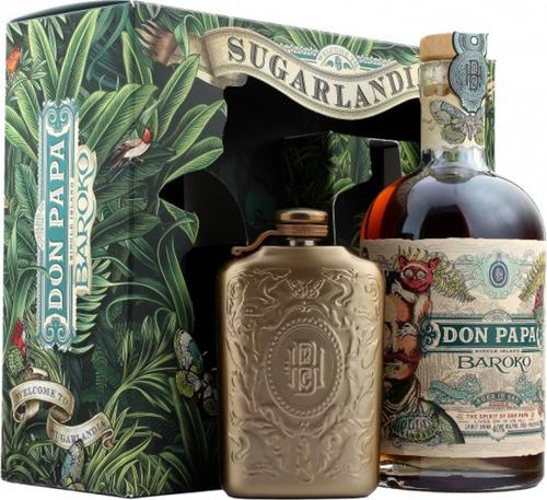 BAROKO 40% Vol. 0,7l in Giftbox with Hip Flask