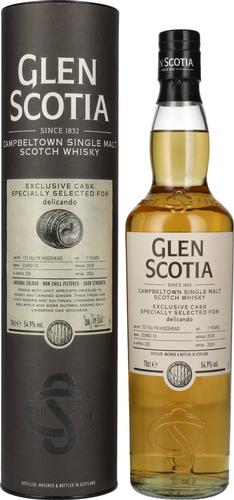 7 Years Old 1st Filll PX HOGSHEAD Cask by delicando 2016 54,9% Vol. 0,7l in Giftbox