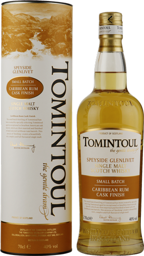 Tomintoul Small Batch Caribbean Rum Cask Finish 40% Vol. 0,7l