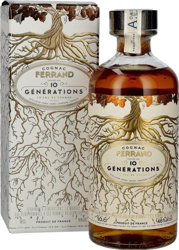 10 GÉNÉRATIONS 1er Cru de Cognac Grande Champagne 46% Vol. 0,5l in Giftbox