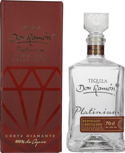 Don Ramón Platinum Cristalino Reposado 35% Vol. 0,7l in Giftbox