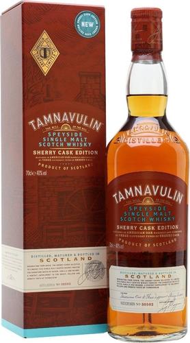 Tamnavulin SHERRY CASK Speyside Single Malt Scotch Whisky 40% Vol. 0,7l in Giftbox