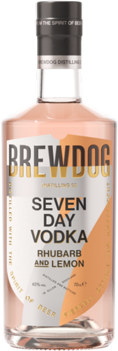 SEVEN DAY RHUBARB AND LEMON VODKA 40% Vol. 0,7l