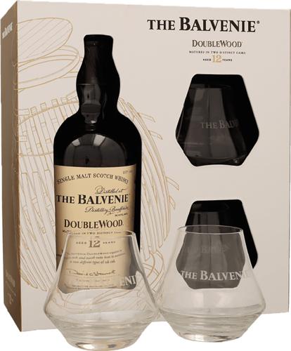 12 Year Old DOUBLEWOOD 40% Vol. 0,7l in Giftbox with 2 glasses