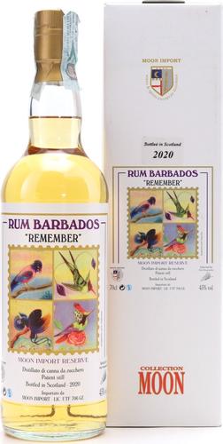 REMEMBER Rum Barbados Patent and Pot Still 2022 45% Vol. 0,7l in Giftbox
