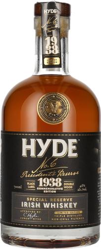 No.6 PRESIDENT'S RESERVE 1938 Commemorative Edition Special Reserve Irish Whiskey 46% Vol. 0,7l