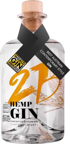 2B Hemp Gin Styrian Gin 43,5% Vol. 0,5l