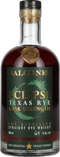 ECLIPSE TEXAS RYE Cask Strength Rye Whisky 64% Vol. 0,7l