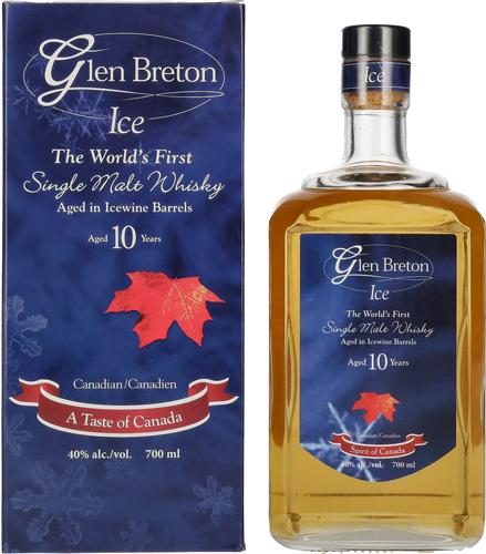 Glen Breton Ice 10 Years Old Aged in Icewine Barrels 40% Vol. 0,7l in Giftbox