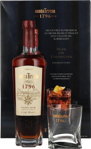 1796 Solera Rum 40% Vol. 0,7l in Giftbox with glass